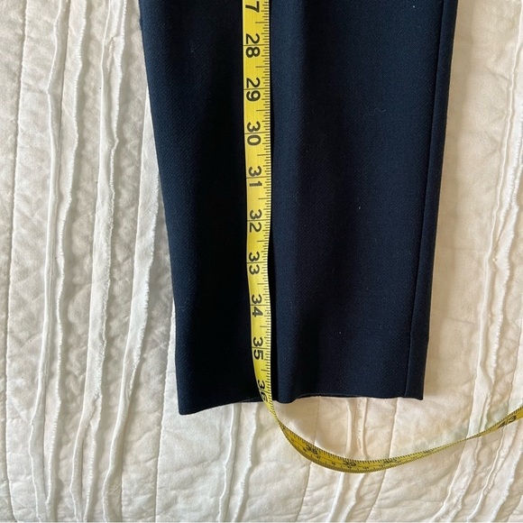 2/$30 Ann Taylor LOFT Navy Blue Julie Slacks Pants Wool Blend SZ 4 - Picture 16 of 16